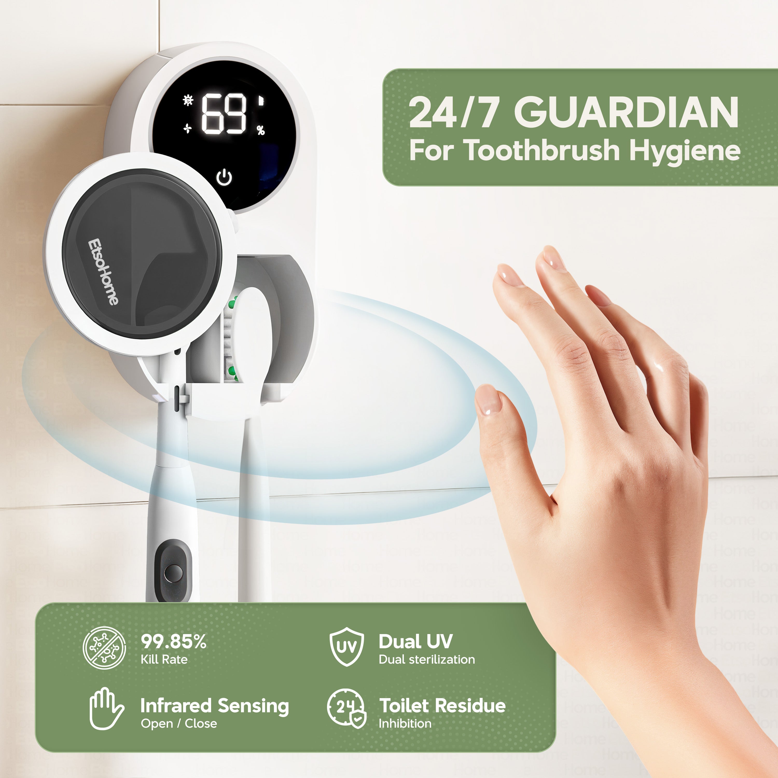 GermFree Holder toothbrush holder