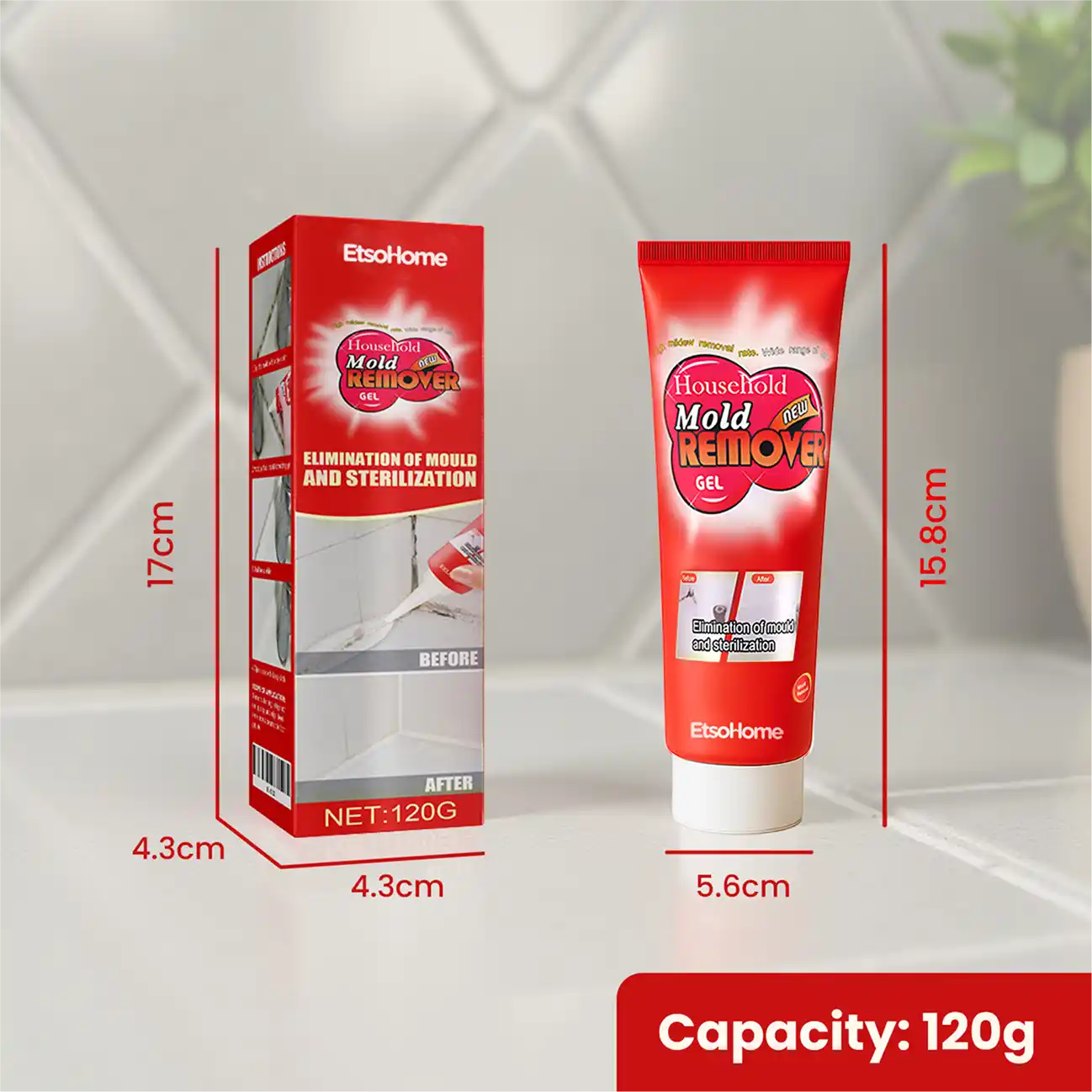 MoldAway Gel™ mold remover gel