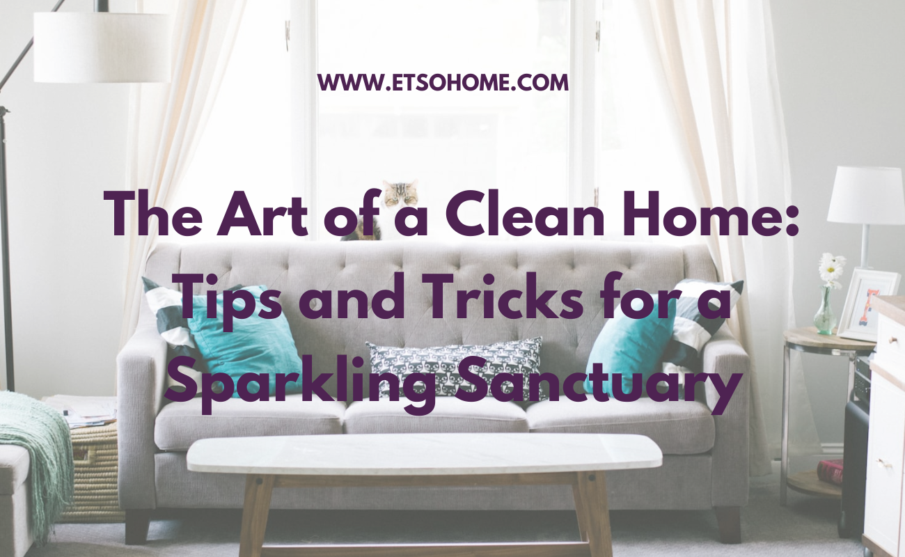 The Art of a Clean Home: Tips and Tricks for a Sparkling Sanctuary