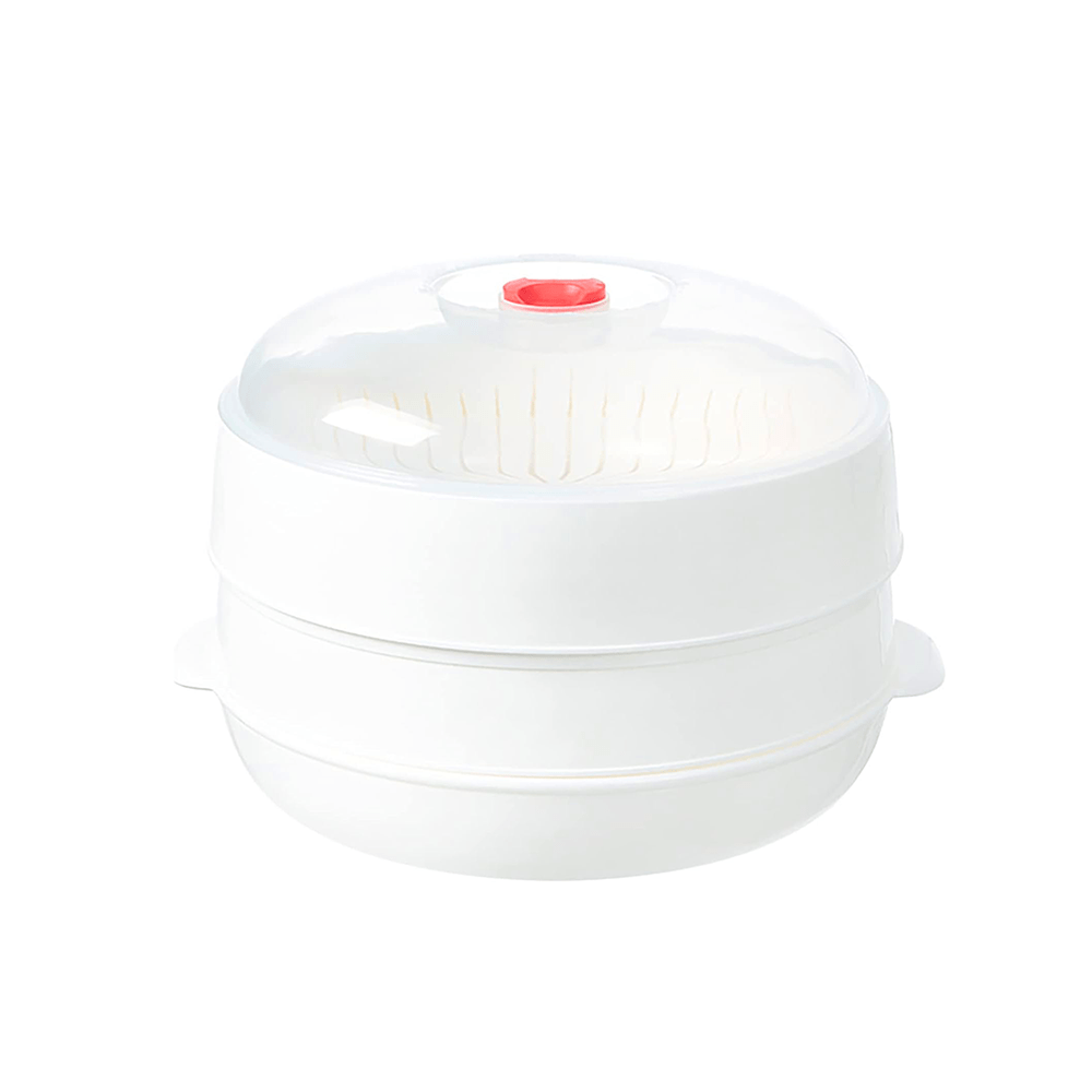 Multi-Layer Microwave Steamer with Lid