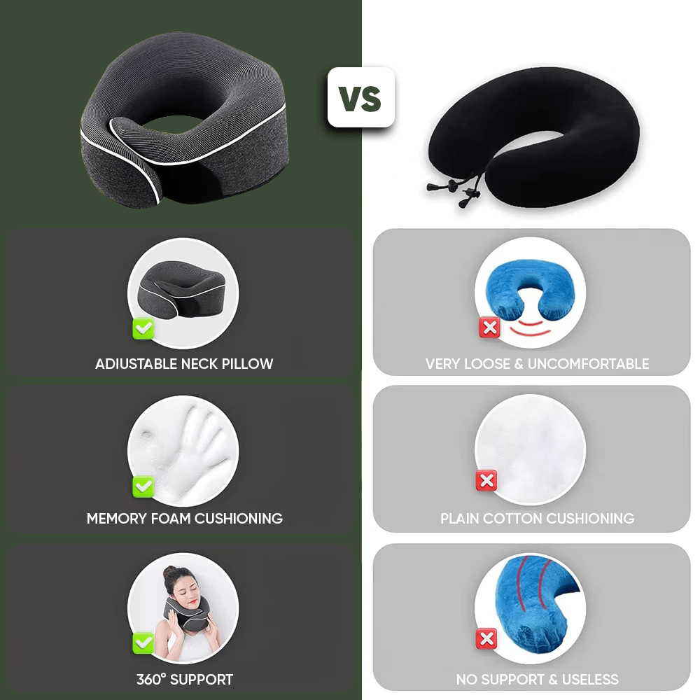 Travel Neck Pillow Memory Foam