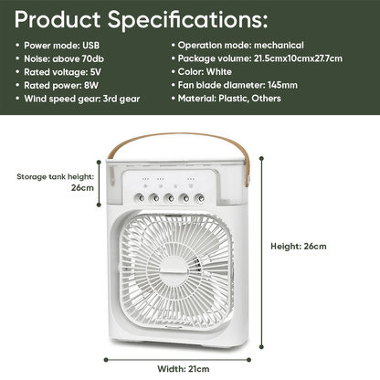 Portable Humidifier Air Cooler