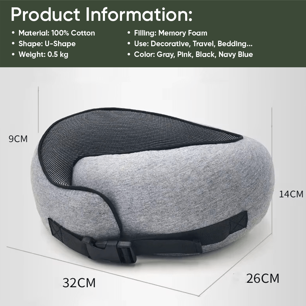 Travel Neck Pillow Memory Foam