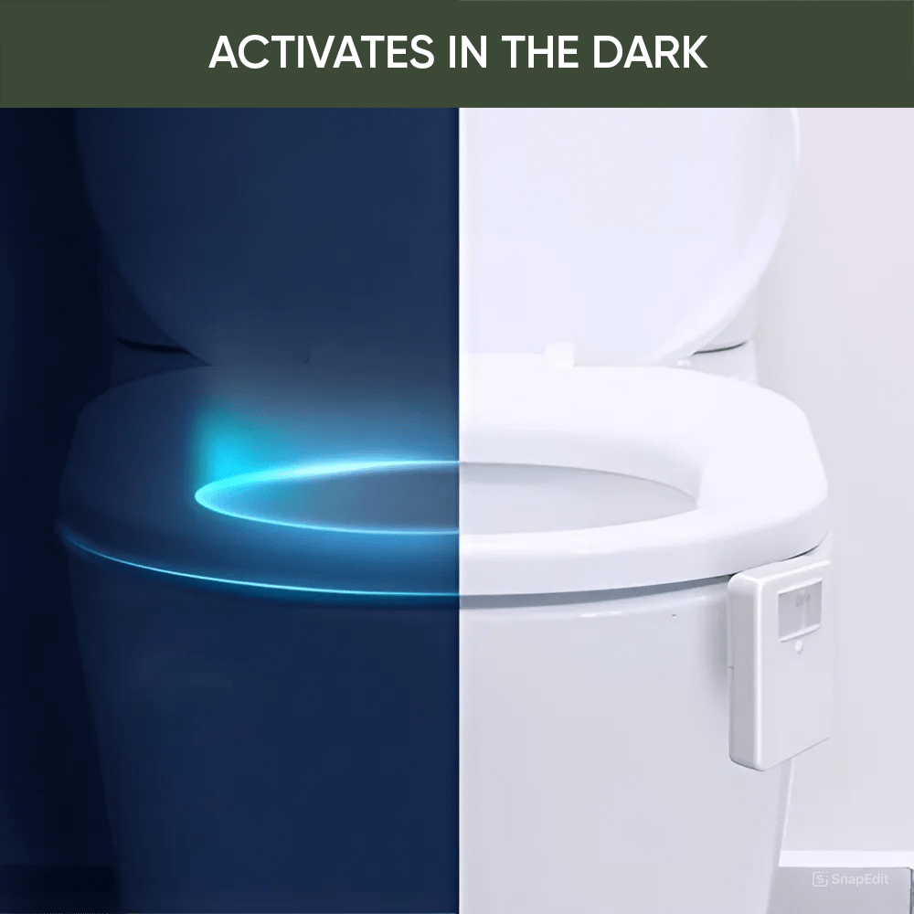 Motion Sensor Toilet Seat Night Light