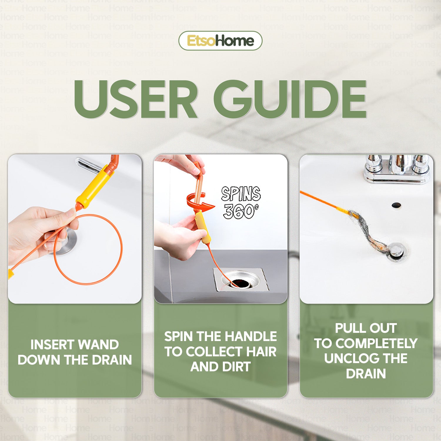 ClogCatcher™ drain clog remover