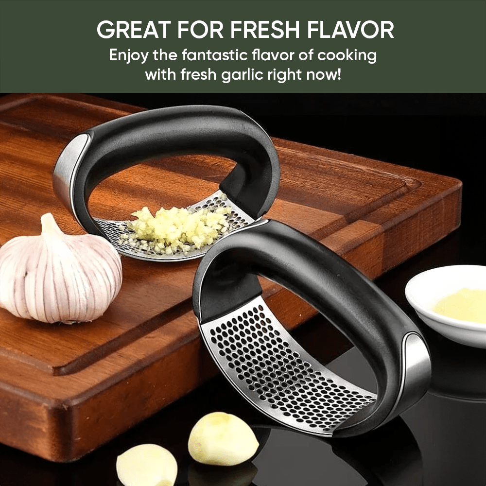 Stainless Steel Garlic Press