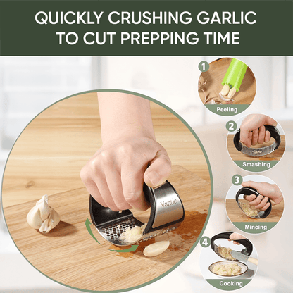 Stainless Steel Garlic Press