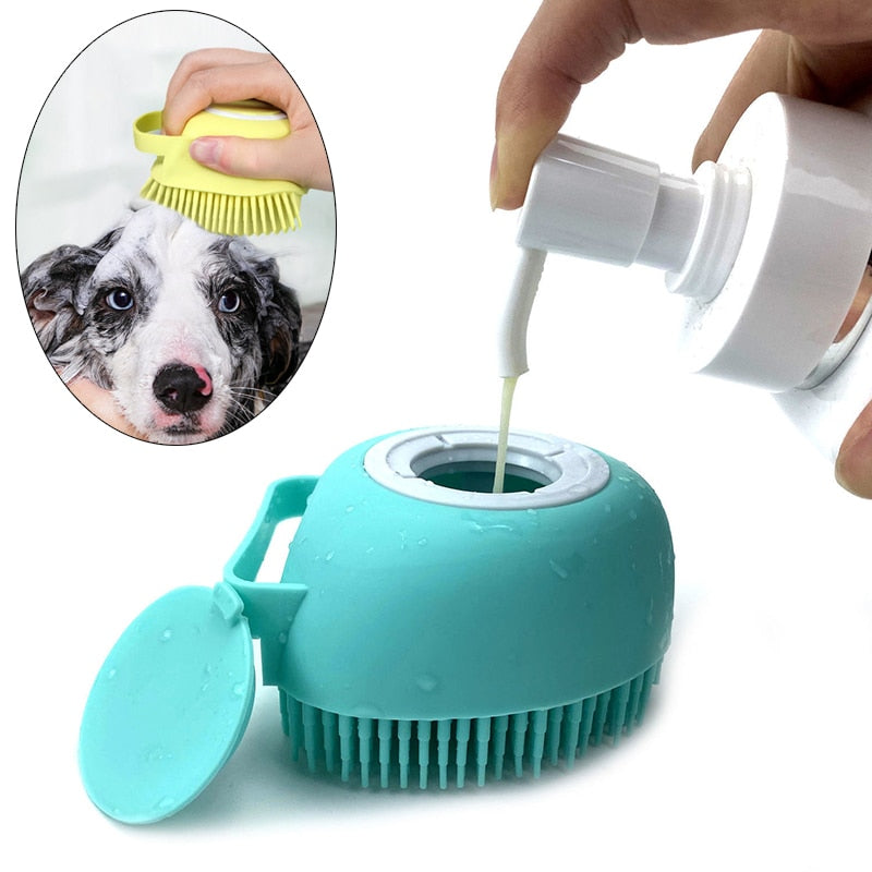 Soft Silicone Dog Massage Brush