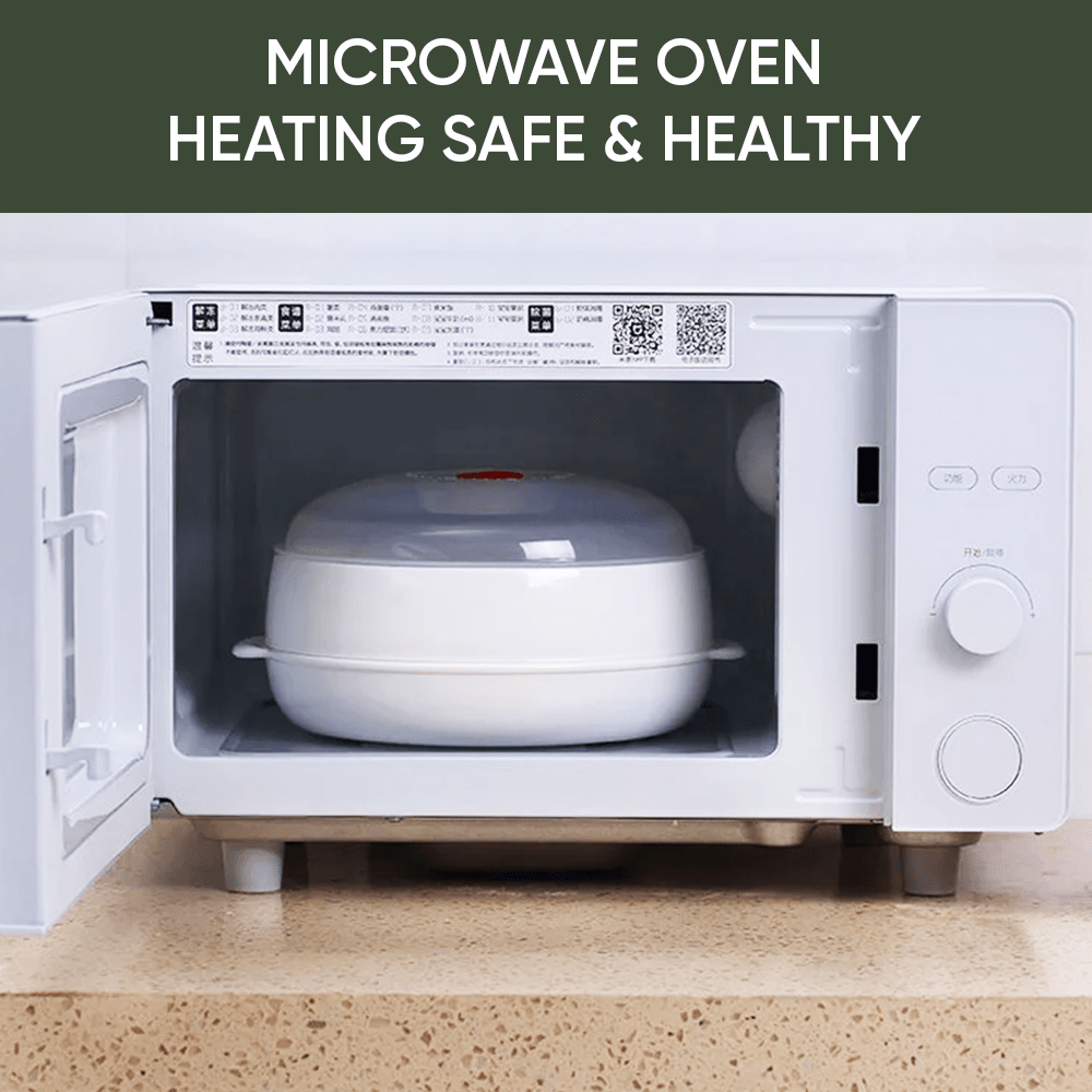 Multi-Layer Microwave Steamer with Lid