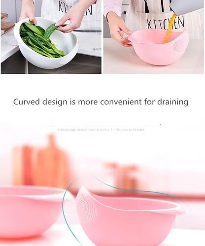 Silicone Colander Rice Bowl