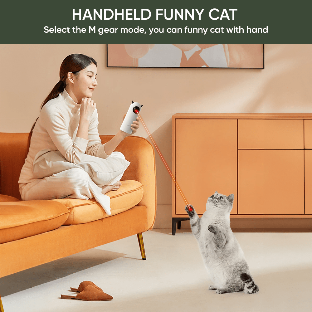 Automatic Cat Toys Interactive Smart Teasing Pet LED Laser Indoor Cat Toy