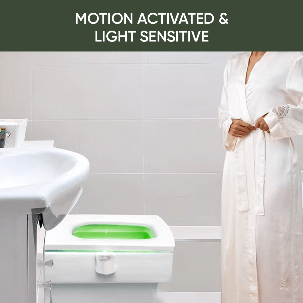 Motion Sensor Toilet Seat Night Light