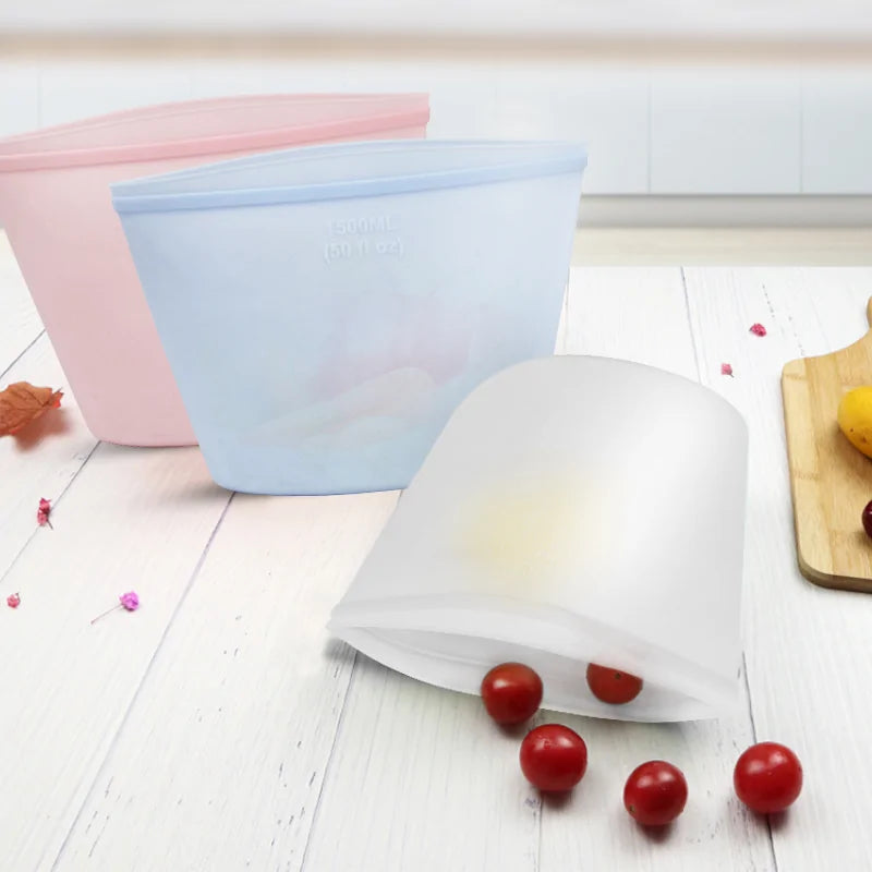 Fresh-keeping Silicone Reusable Bag