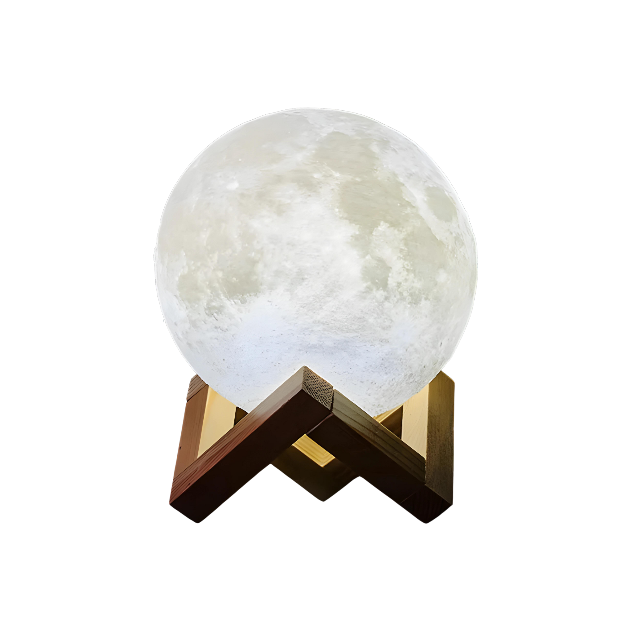 Rechargeable 3D Print Moon Lamp LED Night Light