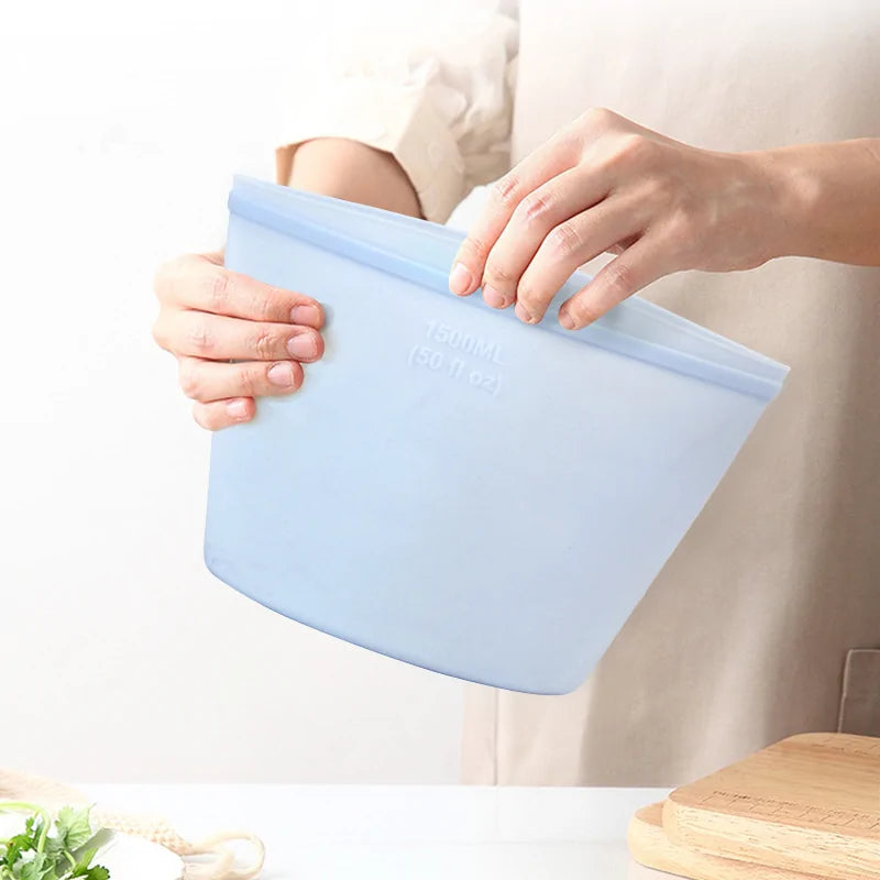 Fresh-keeping Silicone Reusable Bag