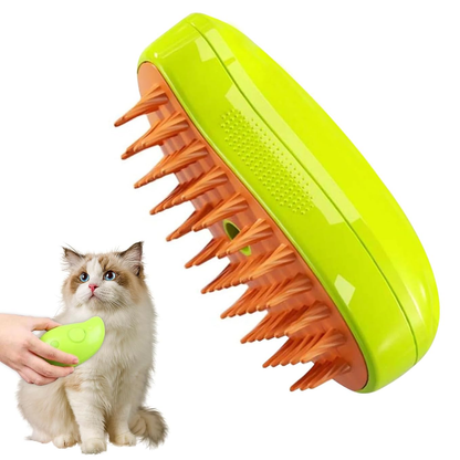 Cat Steam Brush Steamy Dog Brush 3 in 1 Electric Spray Cat Hair Brushes