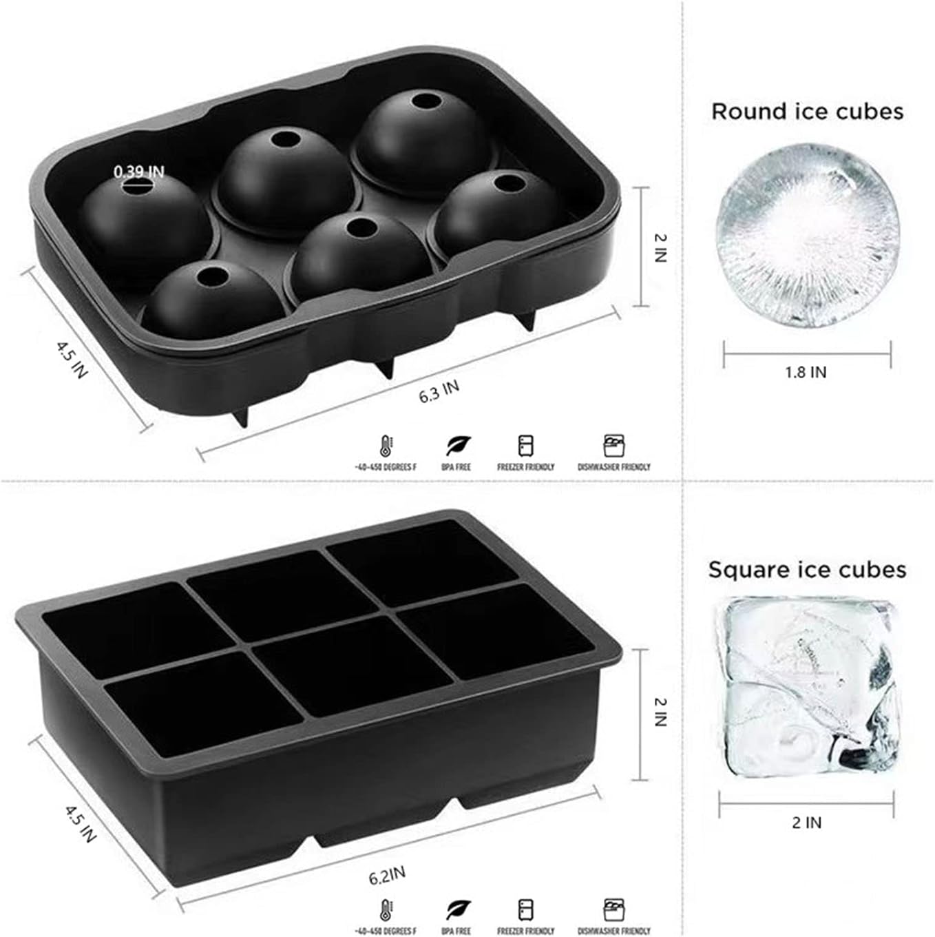Silicone Ice Mold Tray