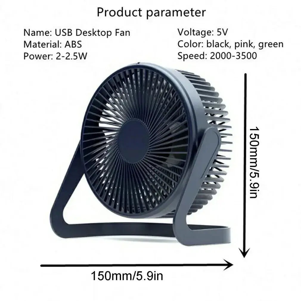 Rotating 360°  Desktop Fan