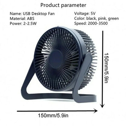 Rotating 360°  Desktop Fan