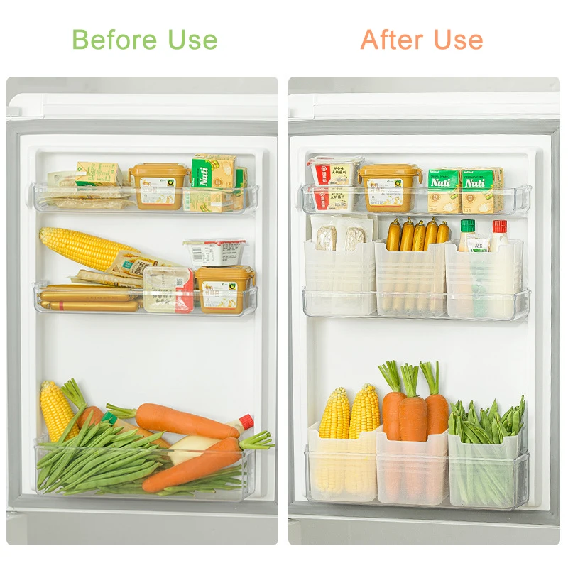 Side Door Fridge Storage Organizer