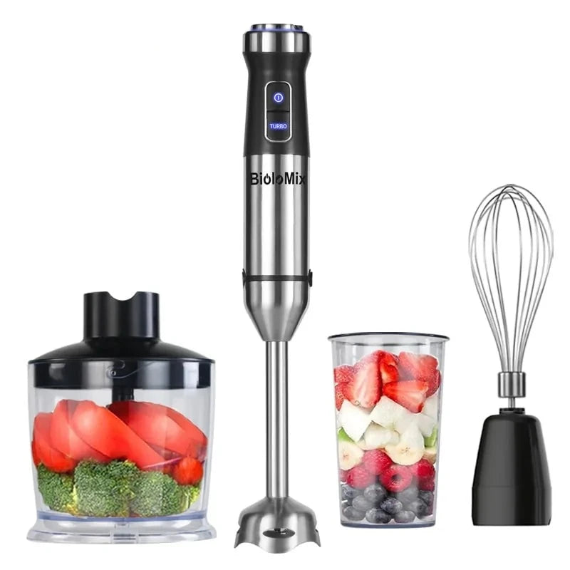 Stainless Steel Immersion Blender Set