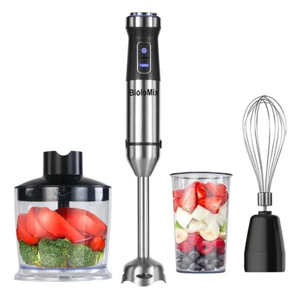 Stainless Steel Immersion Blender Set