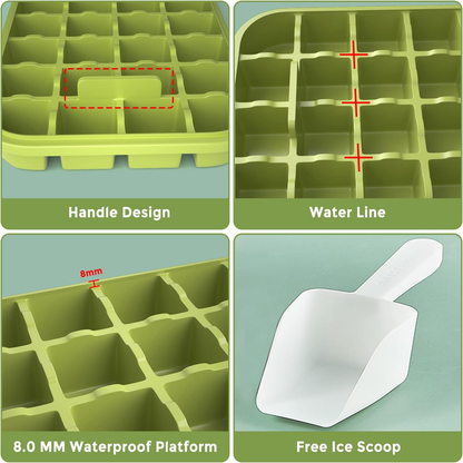 Ice Cube Maker With Storage Box