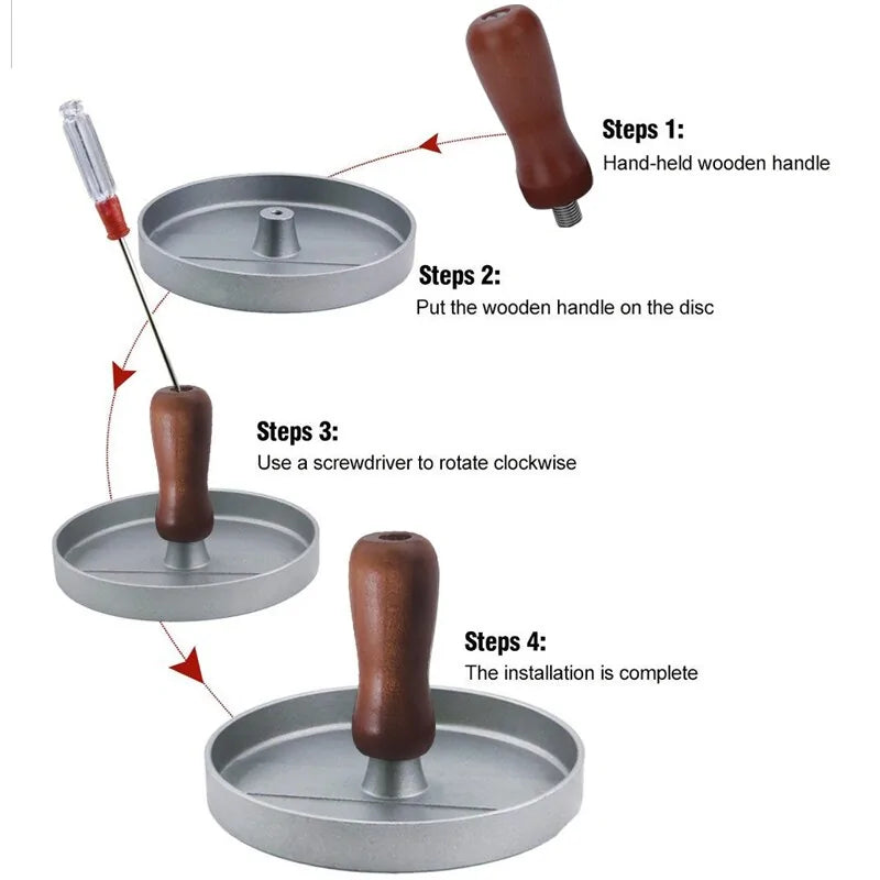 Non-Stick Hamburger Meat Press