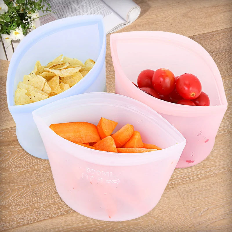 Fresh-keeping Silicone Reusable Bag