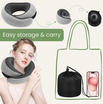 Memory Foam Travel Neck Pillow